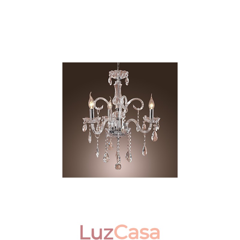 Lustre de Cristal Rústico Lodge Outros Cristal