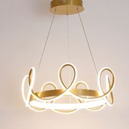 Moderno Pendente Luz Coroa Luz Pendente Alumínio 1 Luz