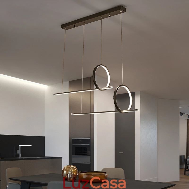 Luminária pendente minimalista decorativa