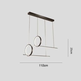 Luminária pendente minimalista decorativa