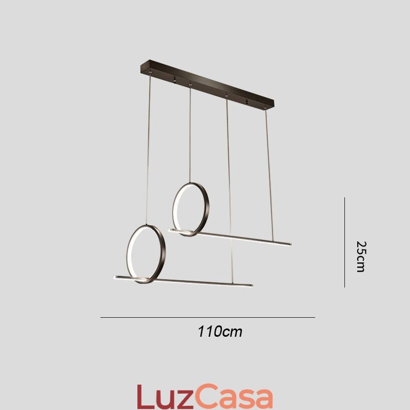 Luminária pendente minimalista decorativa