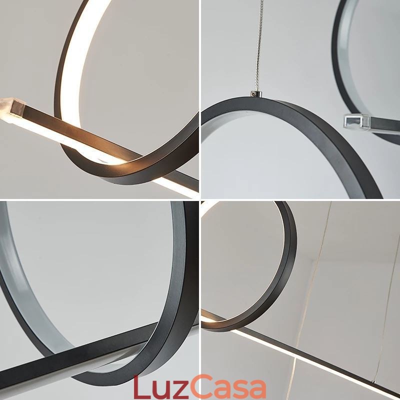 Luminária pendente minimalista decorativa