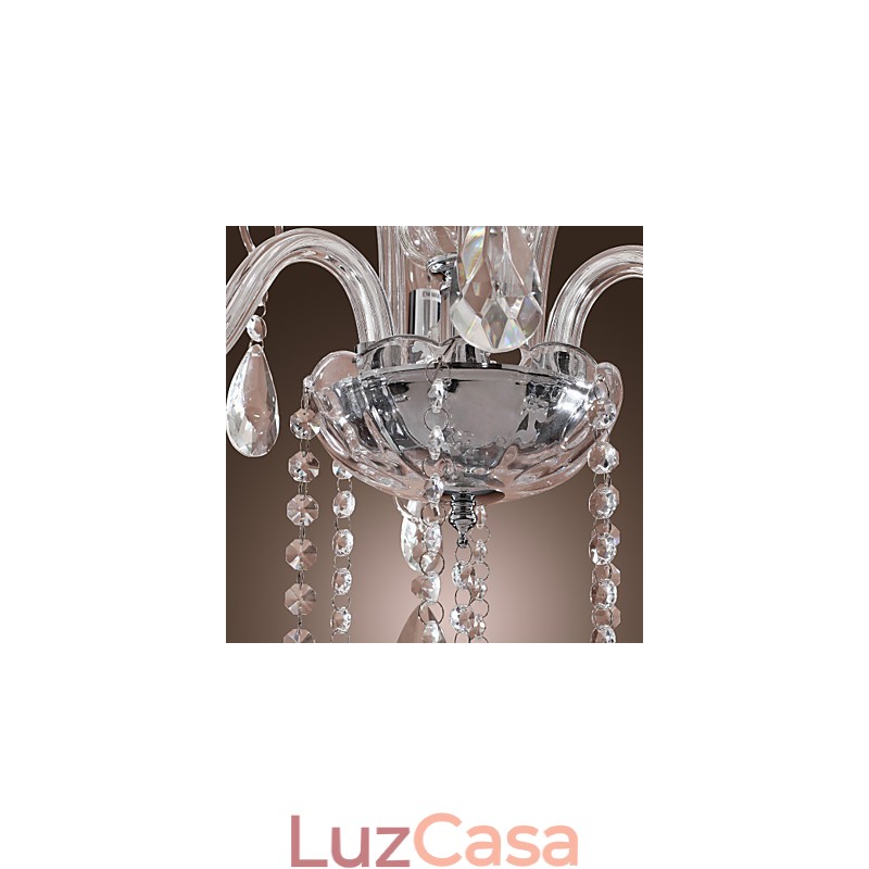 Lustre de Cristal Rústico Lodge Outros Cristal