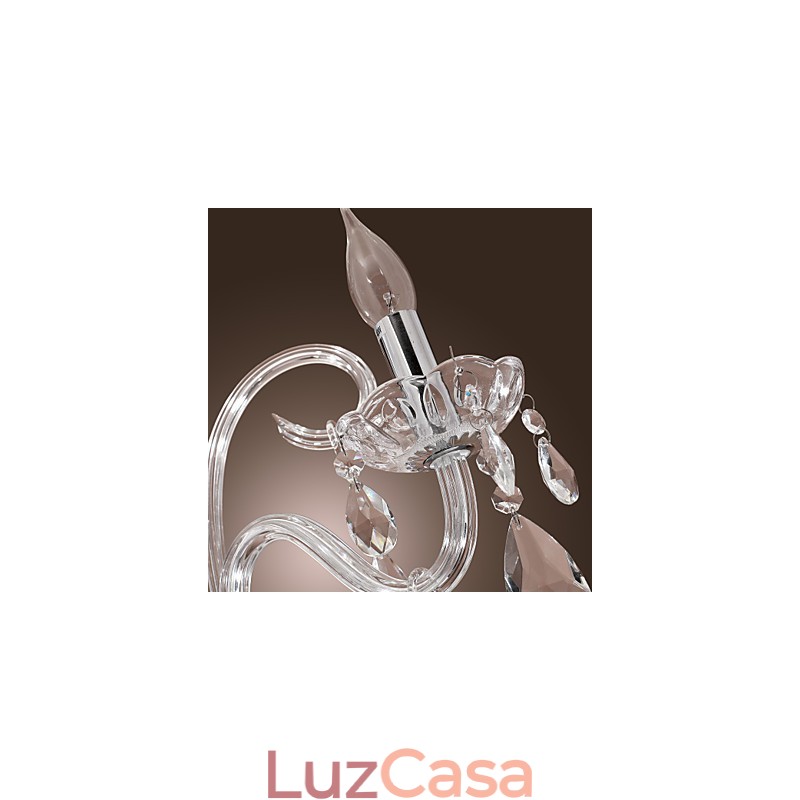 Lustre de Cristal Rústico Lodge Outros Cristal