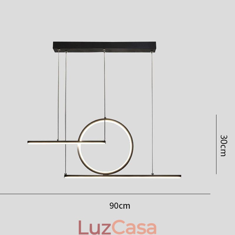Luminária pendente minimalista decorativa