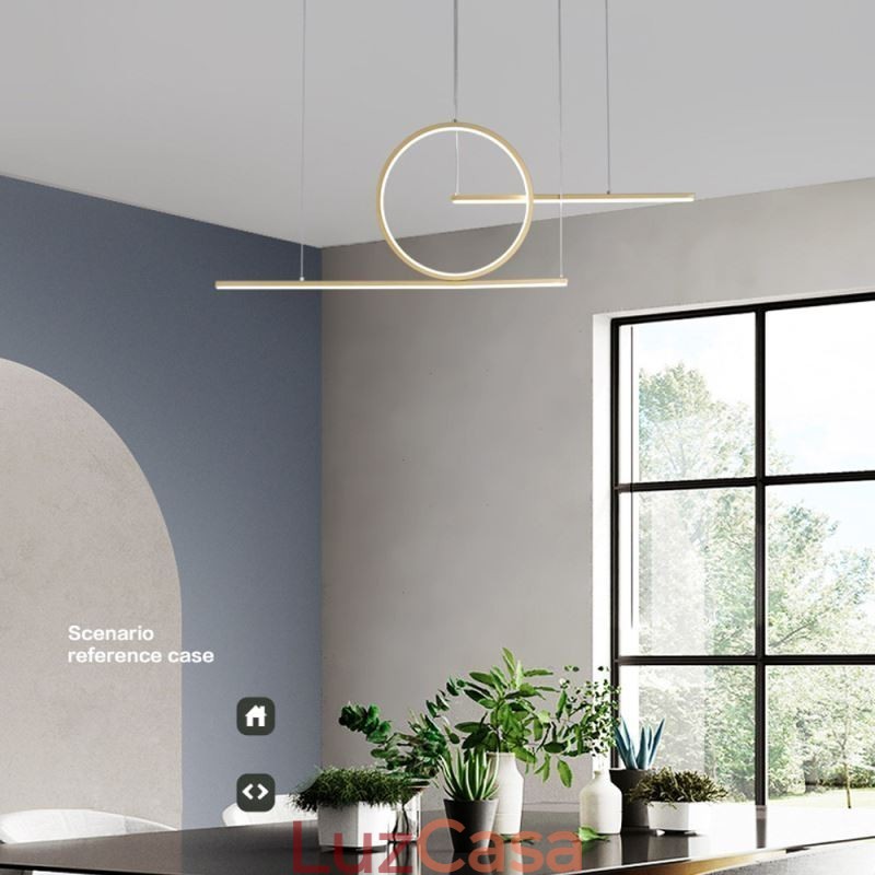 Luminária pendente minimalista decorativa