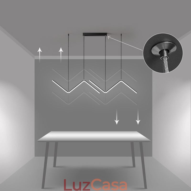 Luminária pendente minimalista decorativa