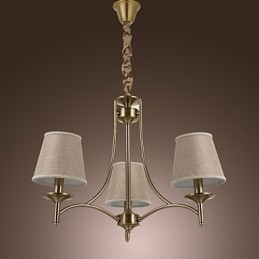 Moderno Contemporâneo Tradicional Clássico Rústico Lodge Vintage Ilha Latão Metal Lustre Jantar