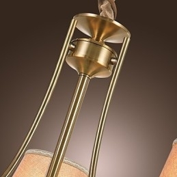 Moderno Contemporâneo Tradicional Clássico Rústico Lodge Vintage Ilha Latão Metal Lustre Jantar