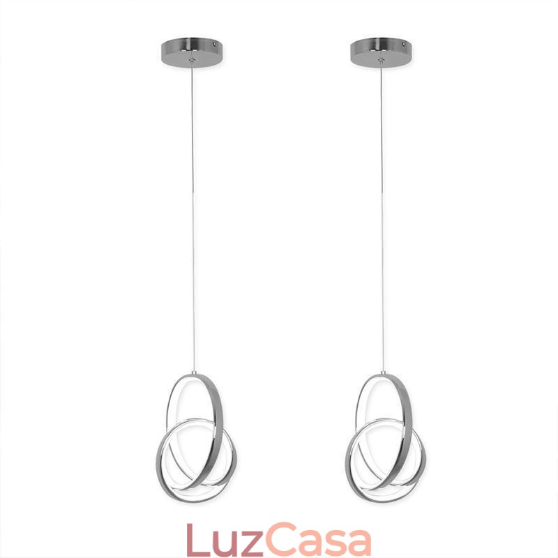 Pendente de luz irregular anel luz de teto