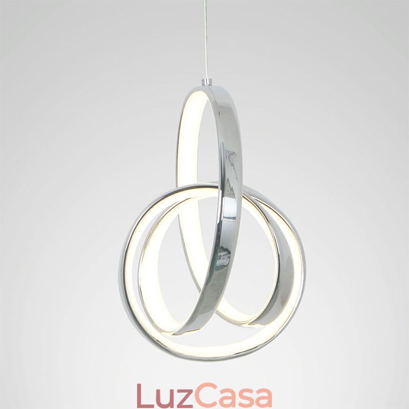 Pendente de luz irregular anel luz de teto