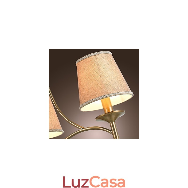 Moderno Contemporâneo Tradicional Clássico Rústico Lodge Vintage Ilha Latão Metal Lustre Jantar