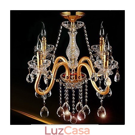 Lustre de vidro moderno contemporâneo tradicional clássico vintage com pintura em cristal Lustre de vidro moderno contemporâneo tradicional clássico vintage com pintura em cristal
