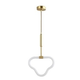 Luminária de teto moderna com ajuste de intensidade de luz acrílica l