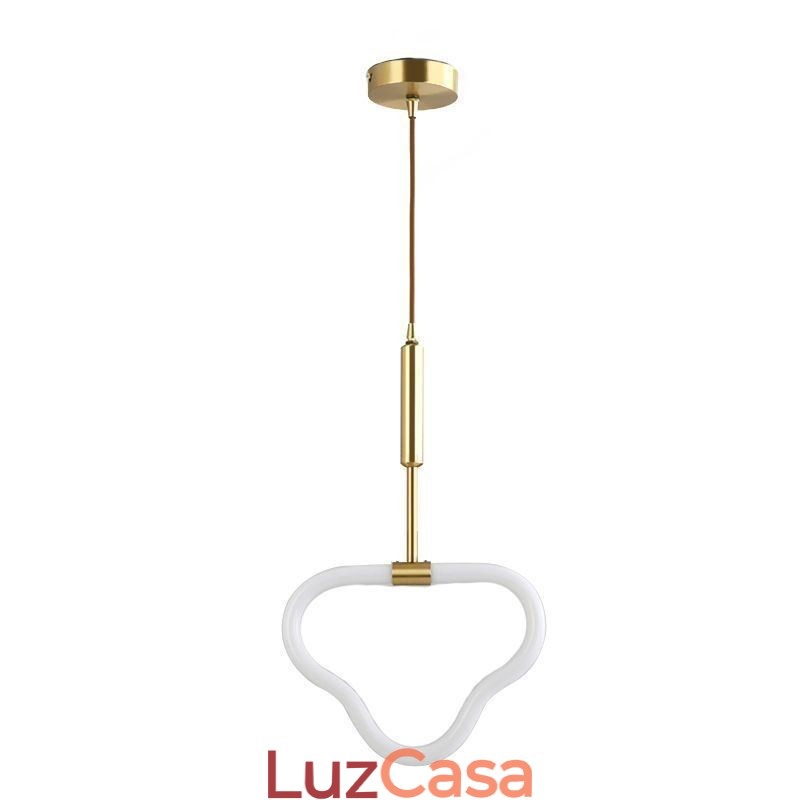 Luminária de teto moderna com ajuste de intensidade de luz acrílica l