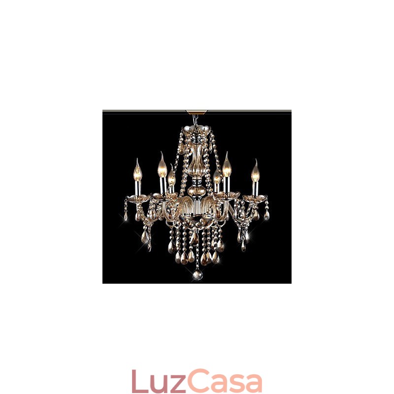 Lustre moderno contemporâneo tradicional clássico vintage cristal galvanizado vidro