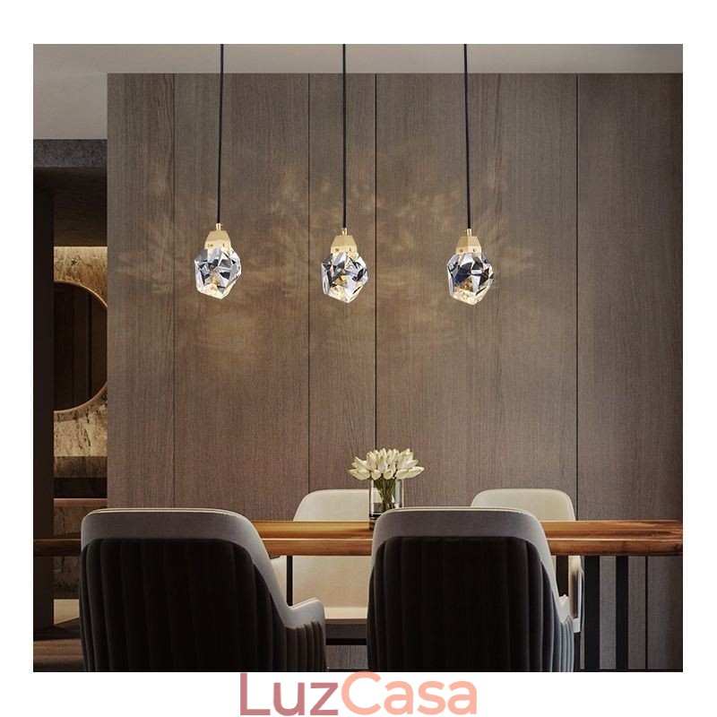 Mini Simples Bola De Cristal Luz Pendurada Luz De Teto