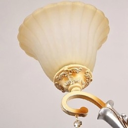 Lustre de pintura de cristal clássico tradicional