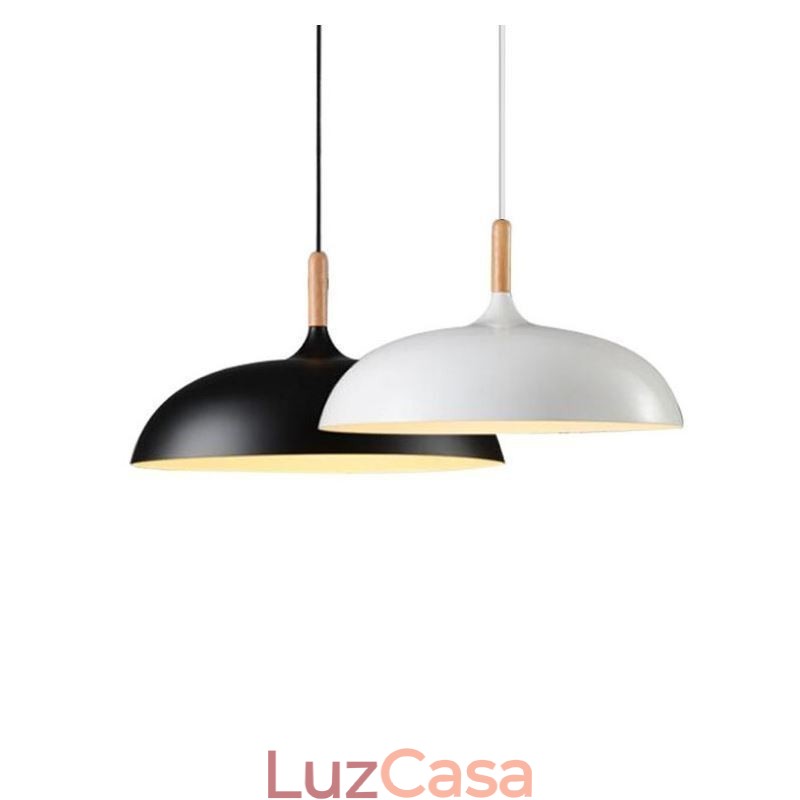 Luminária pendente moderna Luminária pendente colorida Macaron