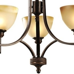 Lustre Elegante com 3 Luzes em Luz Quente