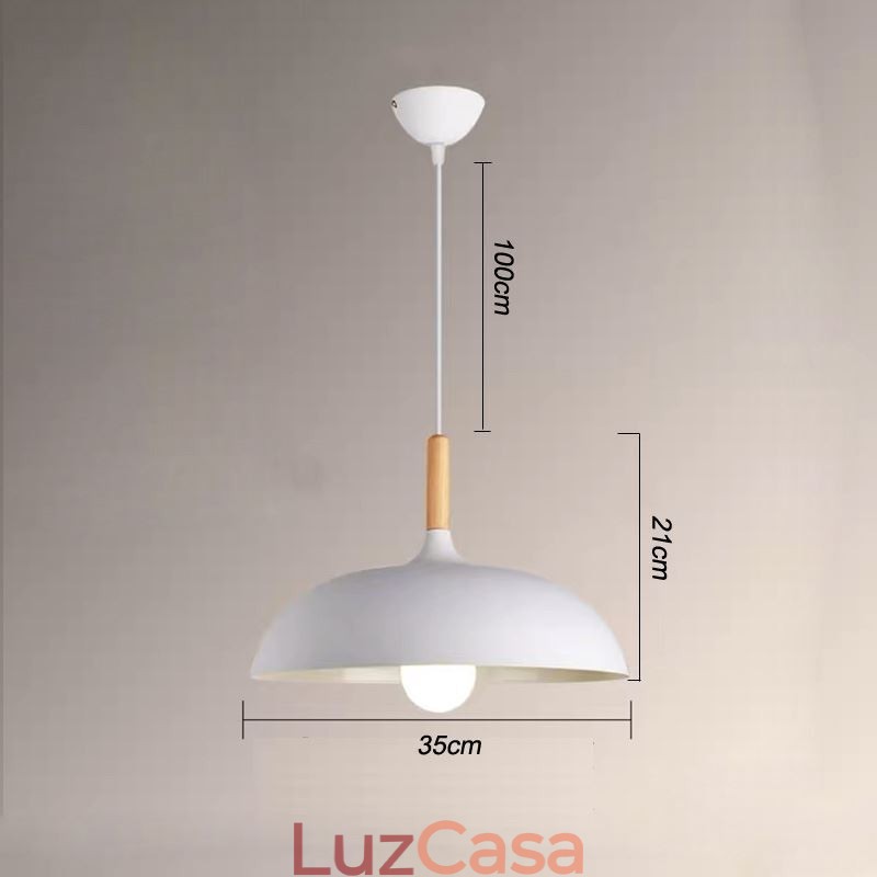 Luminária pendente moderna Luminária pendente colorida Macaron