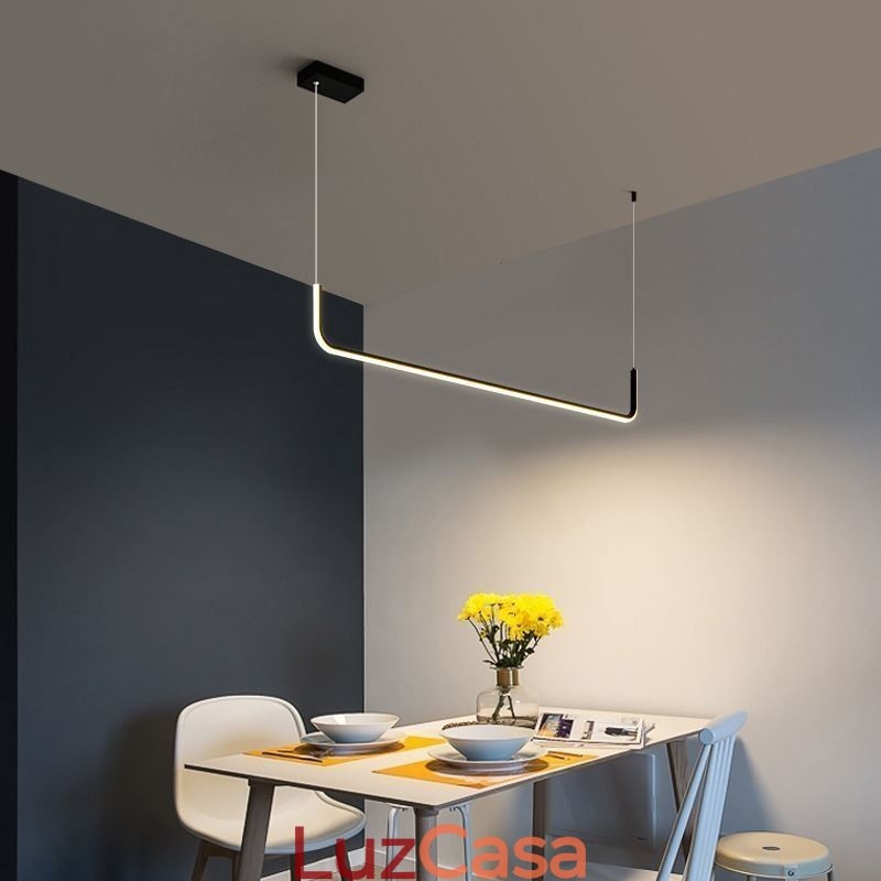 Luminária pendente moderna e minimalista