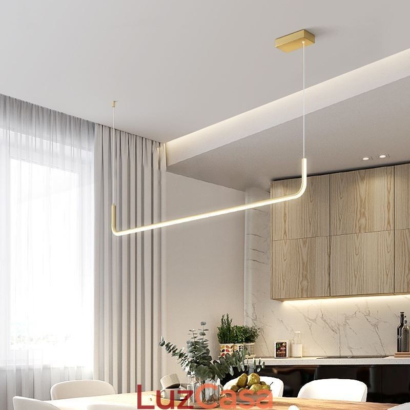 Luminária pendente moderna e minimalista