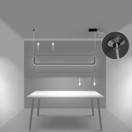 Luminária pendente moderna e minimalista