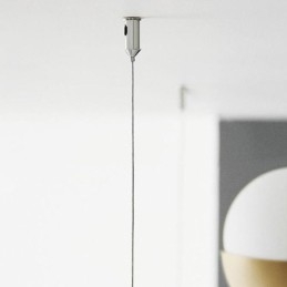 Lustre de teto com bola de vidro