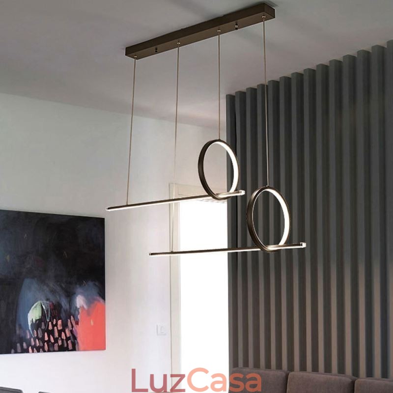Luminária pendente minimalista decorativa