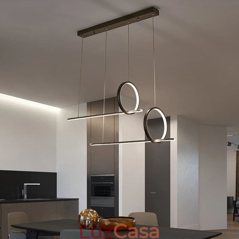 Luminária pendente minimalista decorativa
