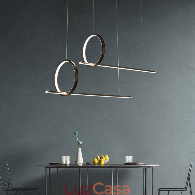 Luminária pendente minimalista decorativa