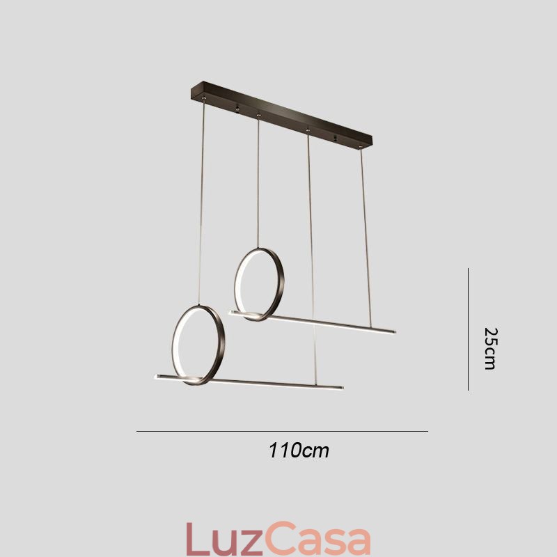 Luminária pendente minimalista decorativa