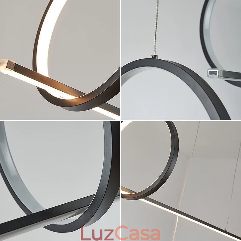 Luminária pendente minimalista decorativa