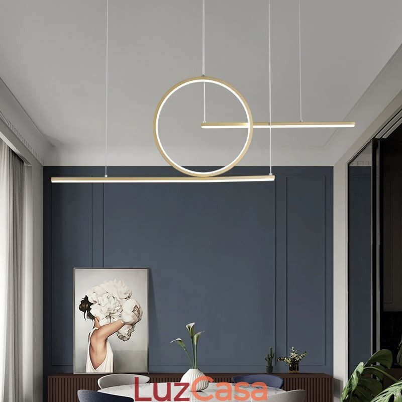 Luminária pendente minimalista decorativa