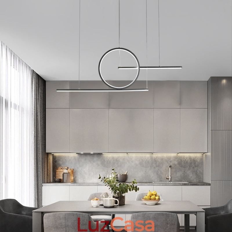 Luminária pendente minimalista decorativa