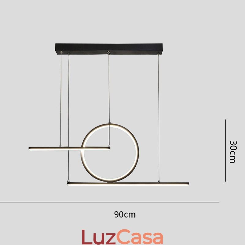 Luminária pendente minimalista decorativa