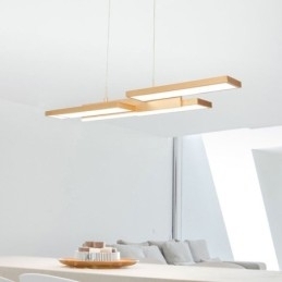 Luminária pendente moderna de teto horizontal