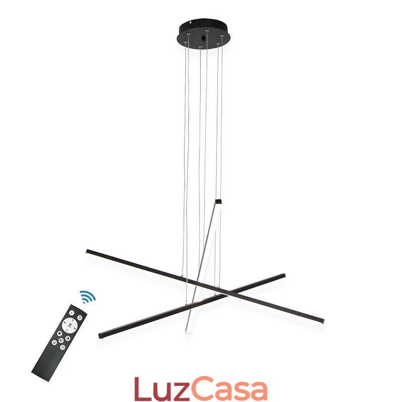 Luminária pendente de suspensão linear Luminária decorativa