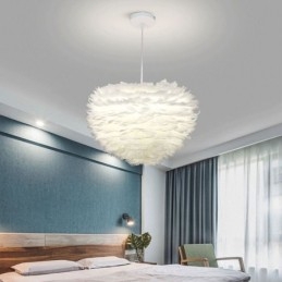 Luminária pendente decorativa Pretty Feather