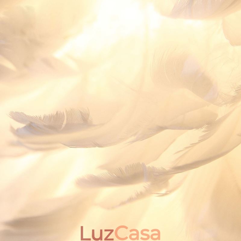 Luminária pendente decorativa Pretty Feather