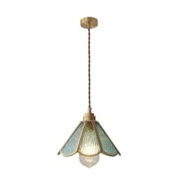 Mini Luminária Pendente de Vidro Moderna e Simples Luminária de Teto de Vidro