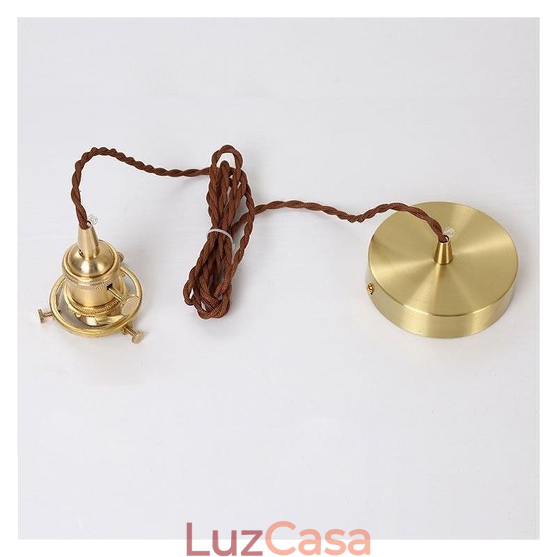 Luminária pendente de vidro minimalista moderna Luminária de teto decorativa