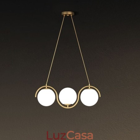 Luminária pendente moderna de globo de vidro Luminária minimalista Luminária pendente moderna de globo de vidro Luminária minimalista