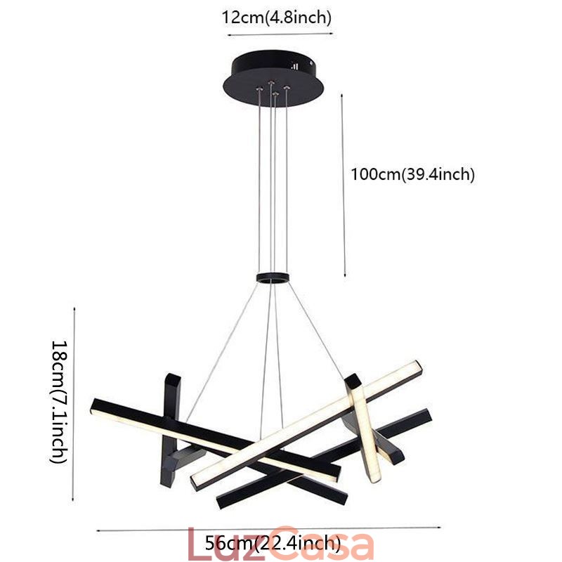 Luminária pendente moderna e simples em forma de ninho de pássaro em gel de sílica