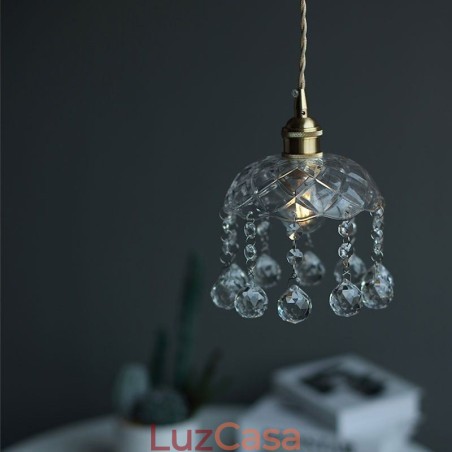Mini pingente de vidro moderno, luminária decorativa de 1 luz Mini pingente de vidro moderno, luminária decorativa de 1 luz