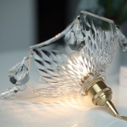 Luminária pendente de vidro minimalista moderna Luminária pendente de luz única