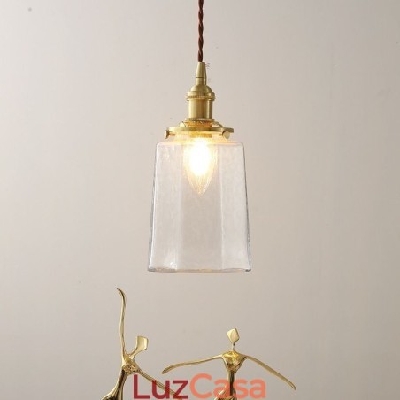 Luminária pendente de vidro minimalista moderna Luminária de teto decorativa Luminária pendente de vidro minimalista moderna Luminária de teto decorativa