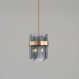 Iluminação moderna de pingente de vidro