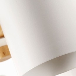 Luminária pendente nórdica de tronco Macaron